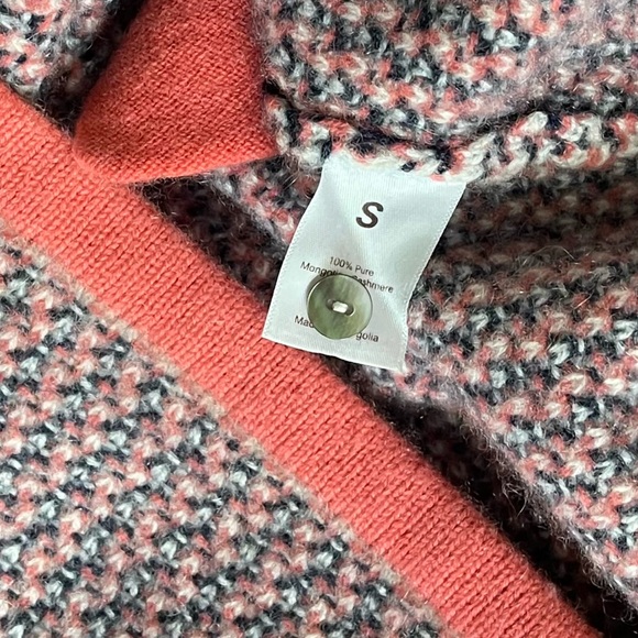 Nomadico Cashmere Bodycon Sweater Dress Half-Sleeve Crewneck Pockets Size S - Picture 4 of 5